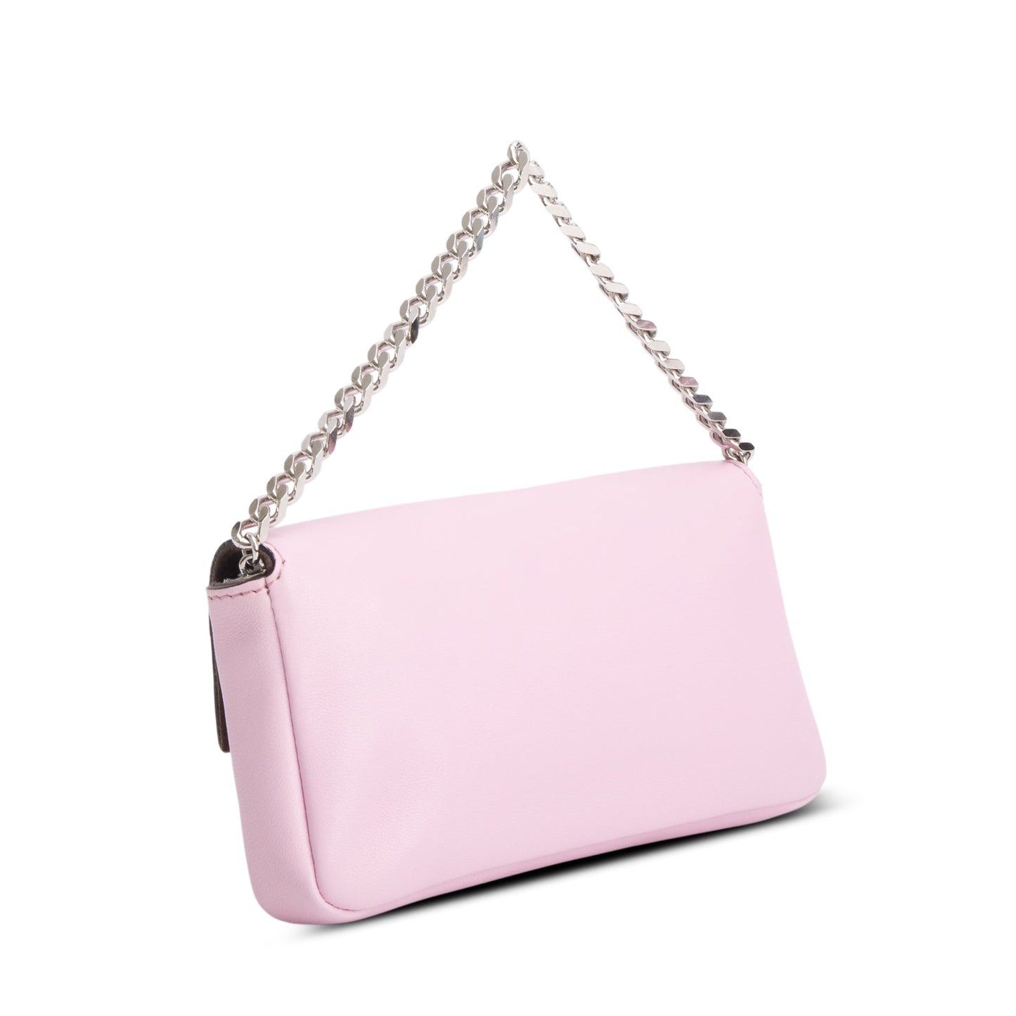 Fendi Pink Calfskin Micro Monster Baguette