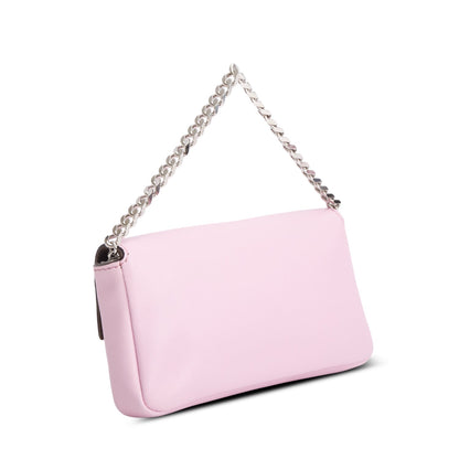 Fendi Pink Calfskin Micro Monster Baguette