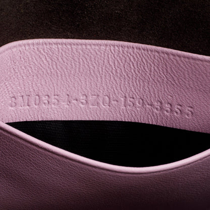 Fendi Pink Calfskin Micro Monster Baguette