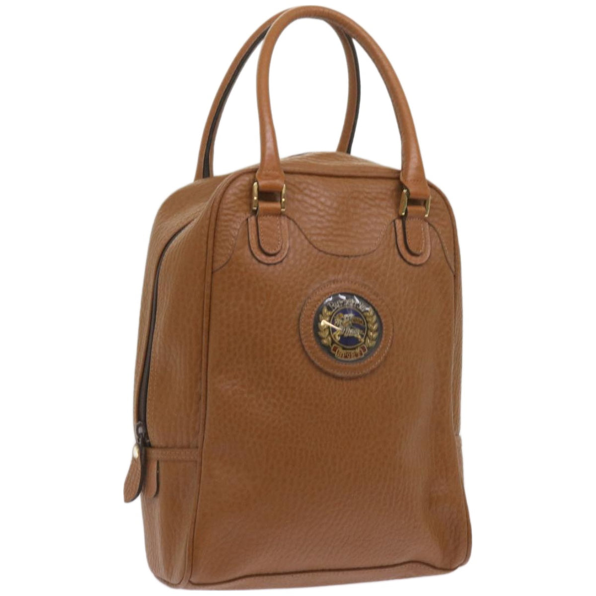 Luxury BurberrySs Sports Shoes case Hand Bag Leather Brown Auth 68261