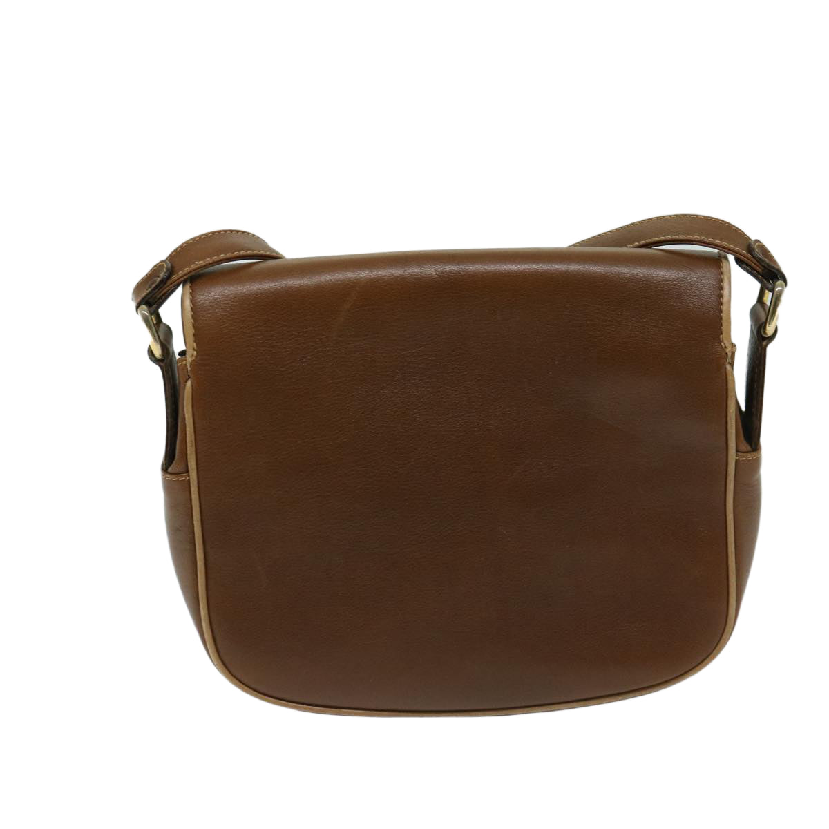 Luxury CELINE Shoulder Bag Leather Brown  68342