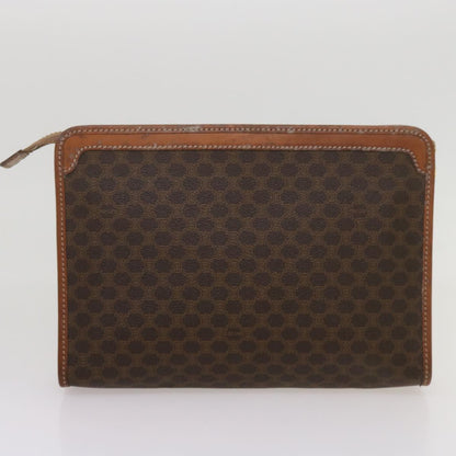 Luxury CELINE Macadam Canvas Clutch Bag PVC 4Set Brown Black  68347
