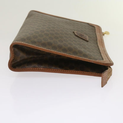 Luxury CELINE Macadam Canvas Clutch Bag PVC 4Set Brown Black  68347
