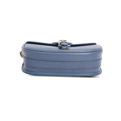 Christian Dior 2020 Blue Box Calfskin Medium Bobby Flap Bag