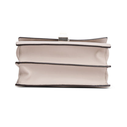 Fendi Pink Calfskin Leather Small Kan I Shoulder Bag