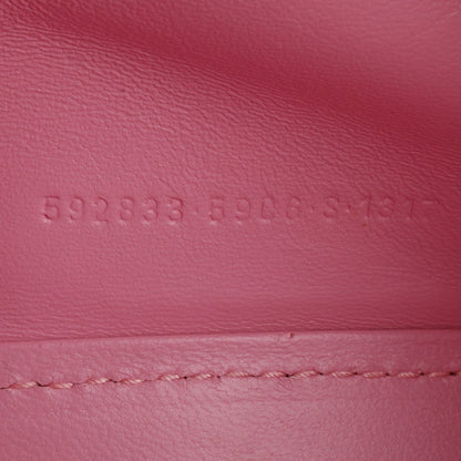 Balenciaga Pink Shiny Box Calfskin Leather XS Hourglass Top Handle Bag