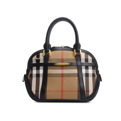 Burberry House Check Bridle Orchard Handle Bag