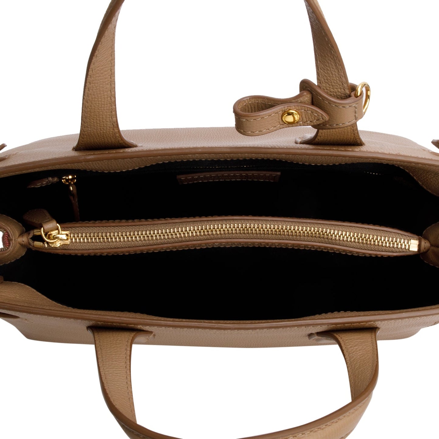 Burberry Brown Derby Calfskin Medium Banner Tote