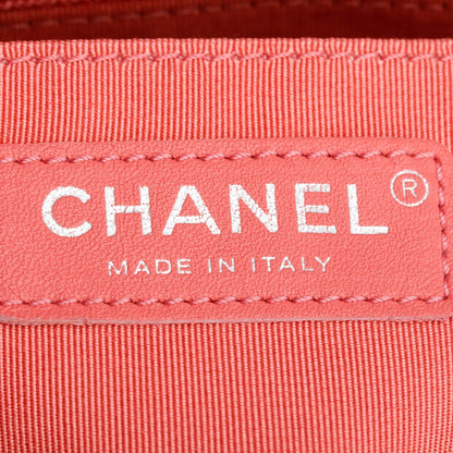 Chanel Pink Lambskin Chevron Quilted Small Urban Spirit Backpack