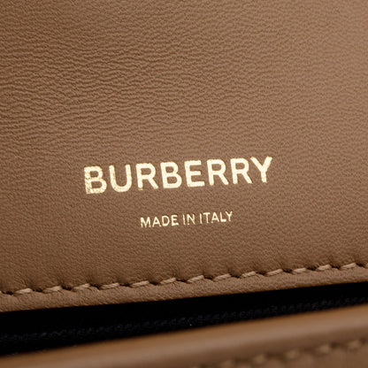 Burberry Brown Lambskin Quilted Small Lola Bag