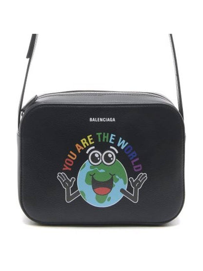 Luxury Balenciaga Trending 2025 Everyday Camera Cross Bag Black