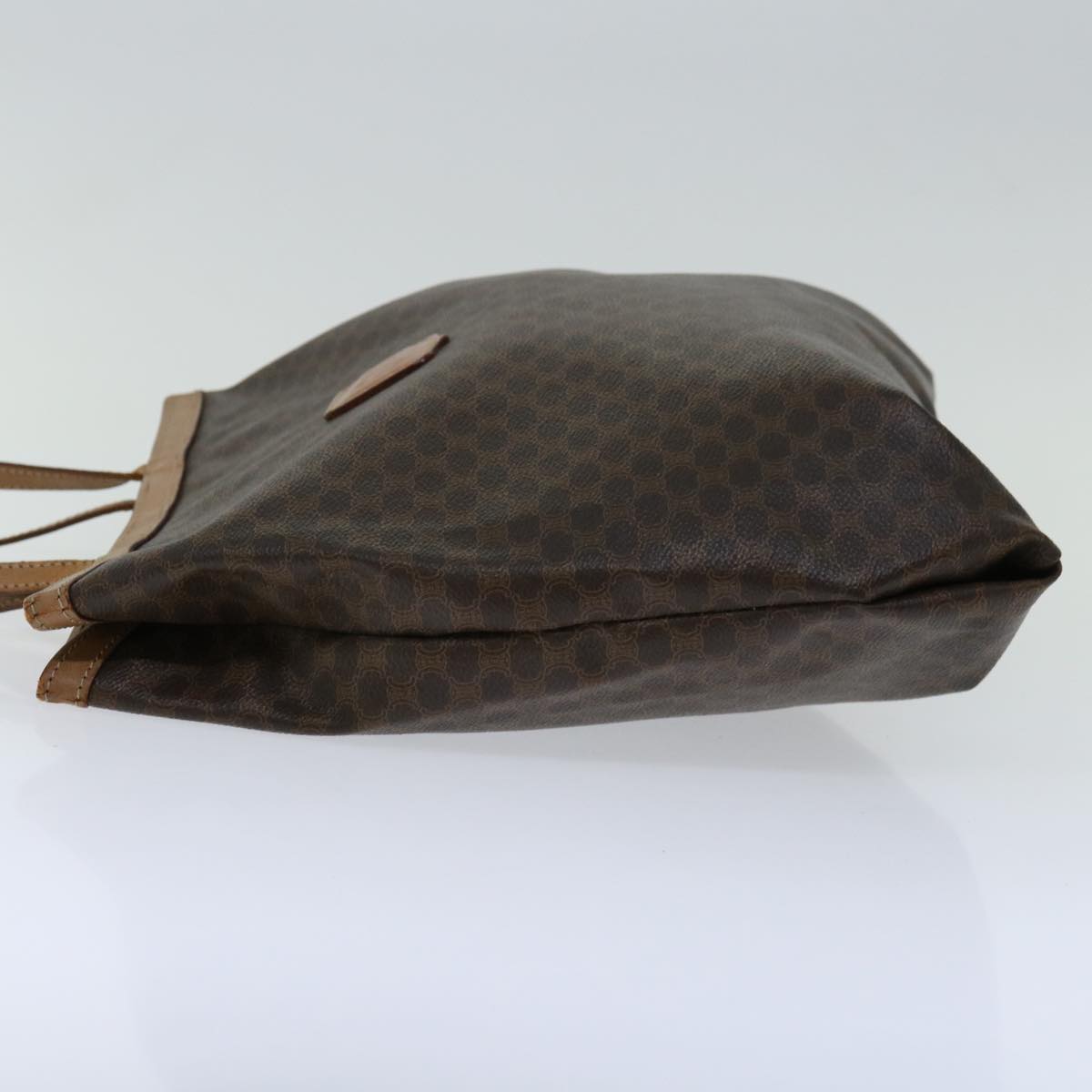 Luxury CELINE Macadam Canvas Tote Bag PVC Brown  68474