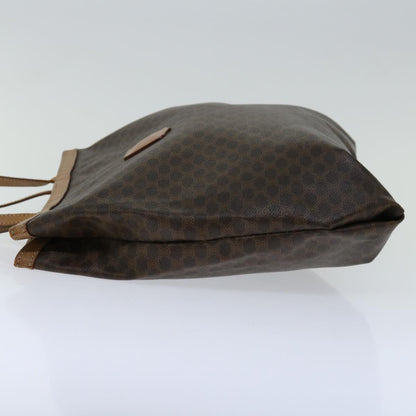 Luxury CELINE Macadam Canvas Tote Bag PVC Brown  68474