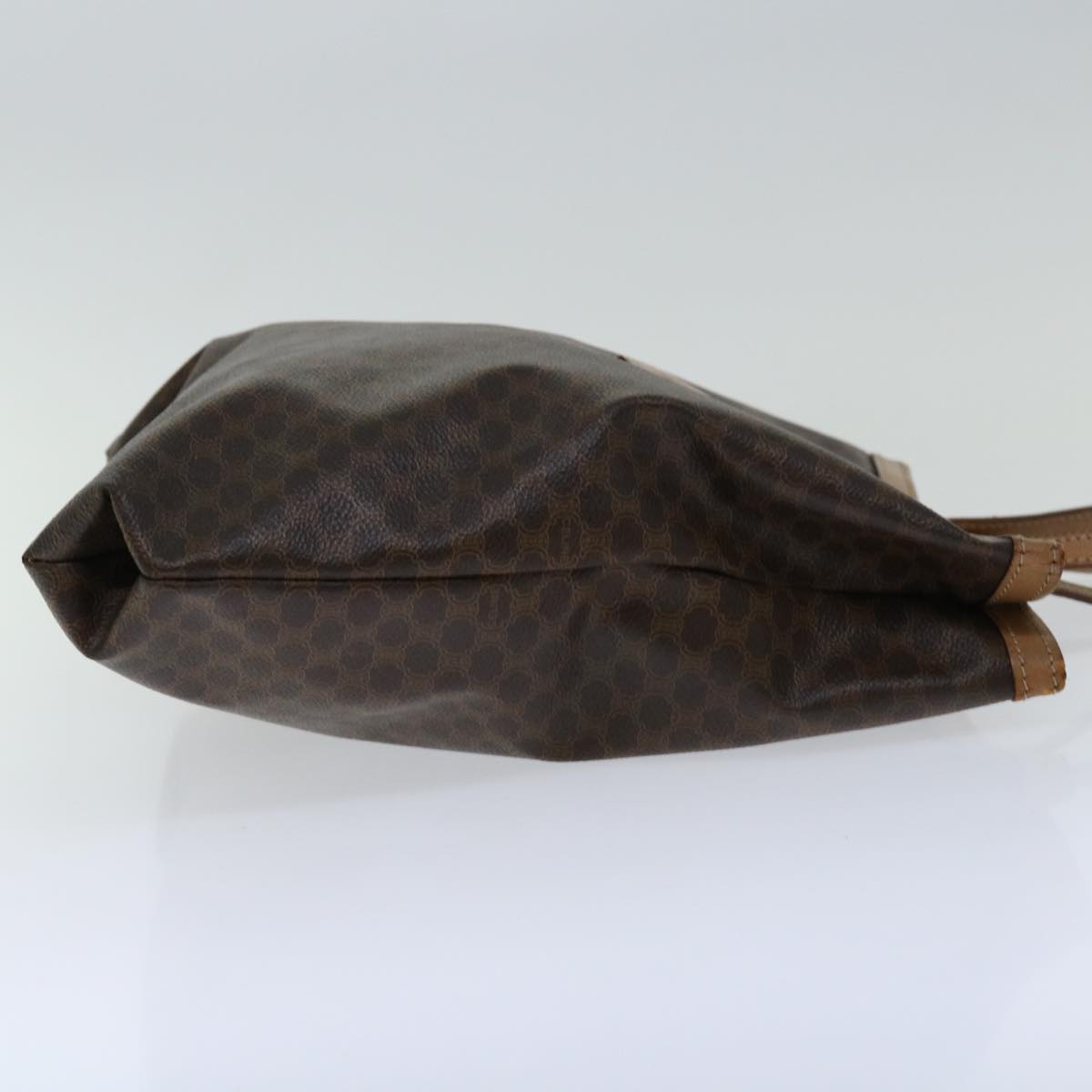 Luxury CELINE Macadam Canvas Tote Bag PVC Brown  68474