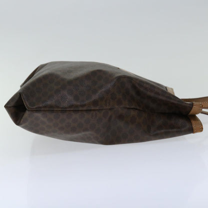 Luxury CELINE Macadam Canvas Tote Bag PVC Brown  68474
