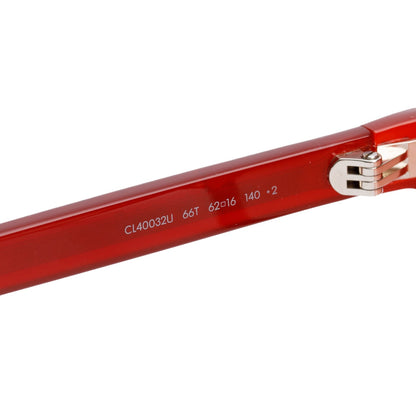 Celine CL40032U Red Acetate Aviator Sunglasses