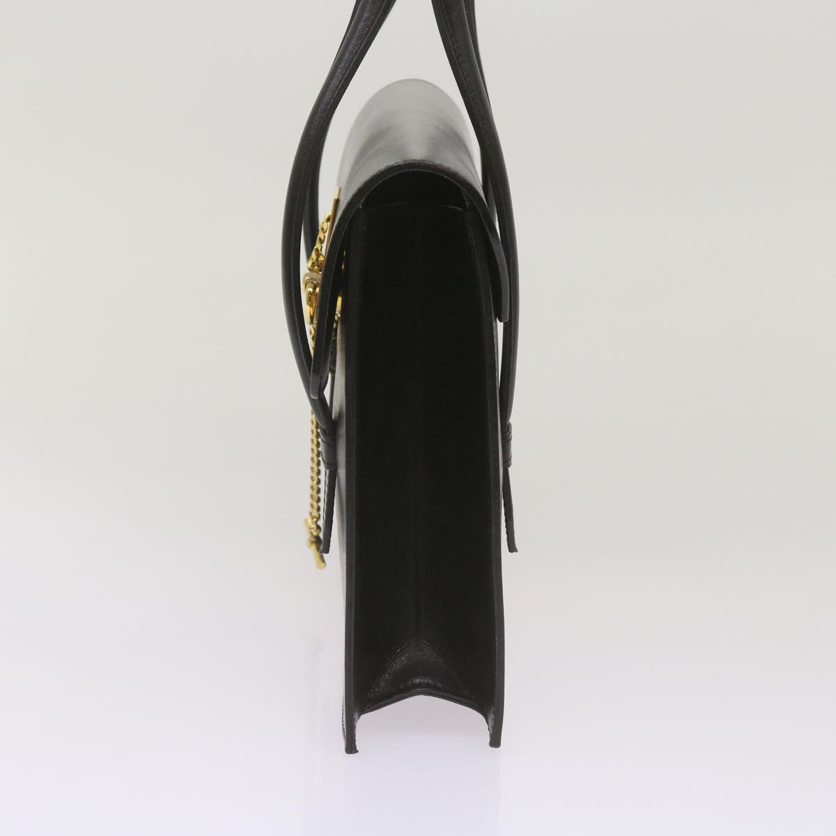 Luxury CELINE Hand Bag Leather Black  68513