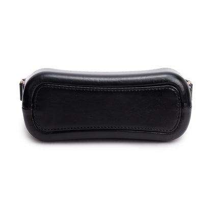 Chanel Black & White Aged Calfskin Leather Small Gabrielle Hobo