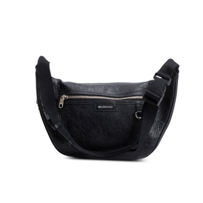 Balenciaga Black Agneau Superbusy Belt Bag