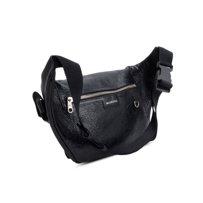 Balenciaga Black Agneau Superbusy Belt Bag
