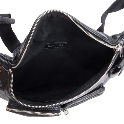 Balenciaga Black Agneau Superbusy Belt Bag