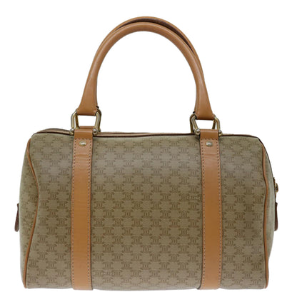 Luxury CELINE Macadam Canvas Hand Bag Beige  68570