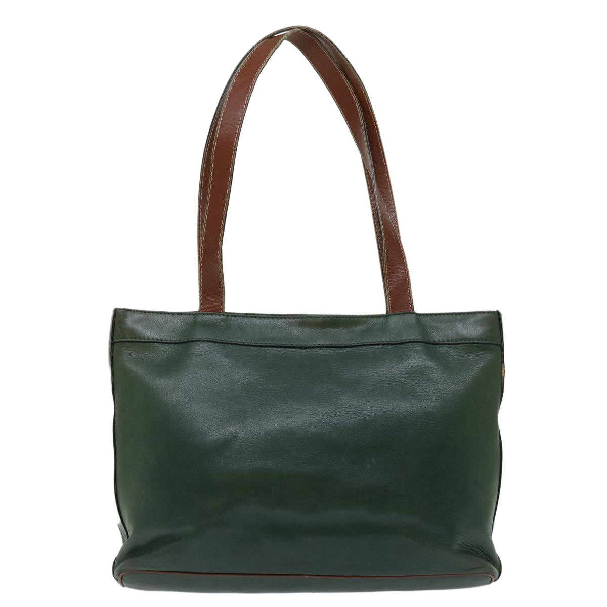 Luxury CELINE Tote Bag Leather Green  68605