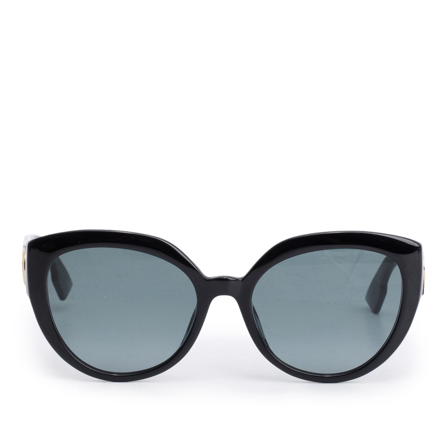 Christian Dior DDiorF Black Acetate Cat Eye Sunglasses