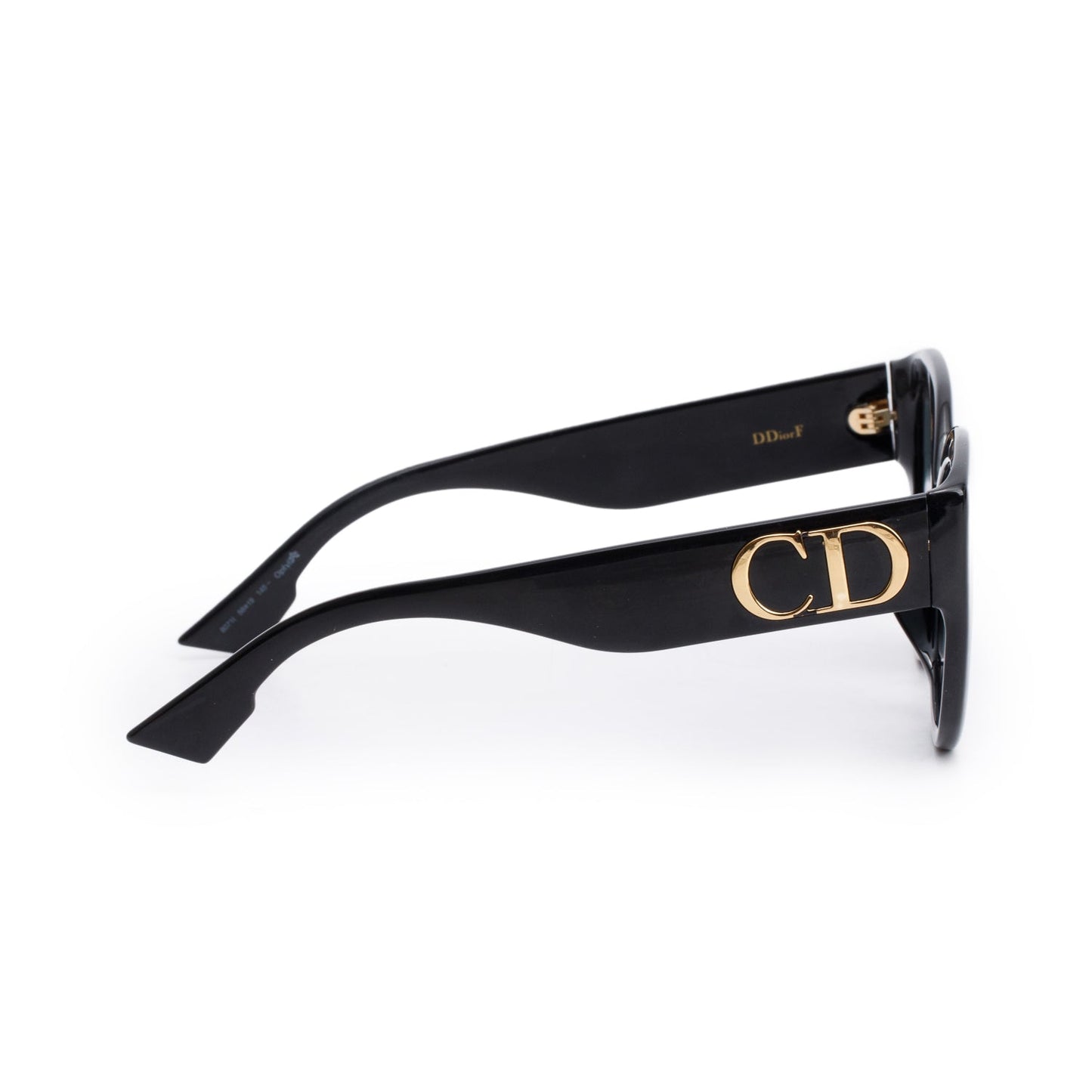 Christian Dior DDiorF Black Acetate Cat Eye Sunglasses