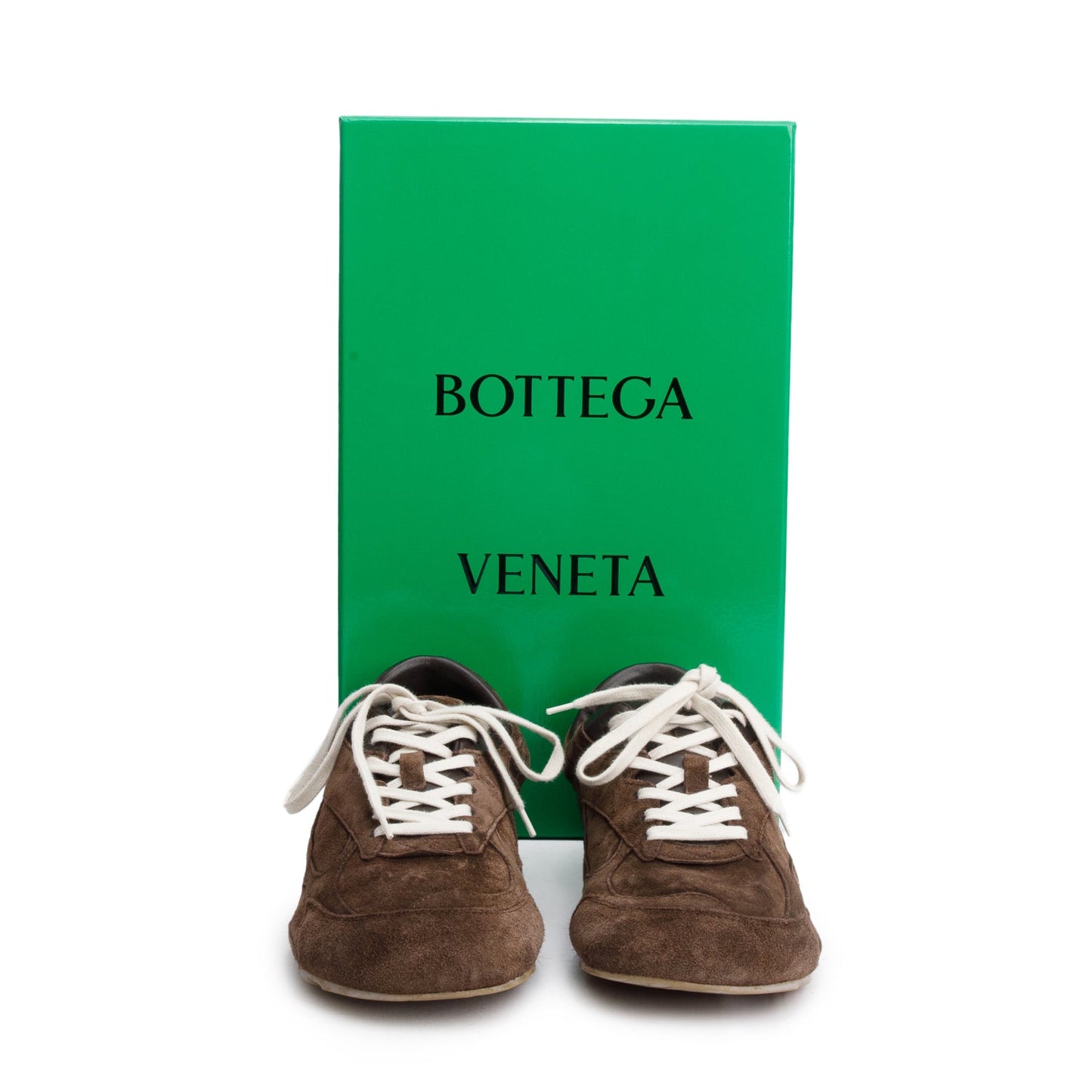 Bottega Veneta Brown Suede Orbit Flash Sneakers, Size 39