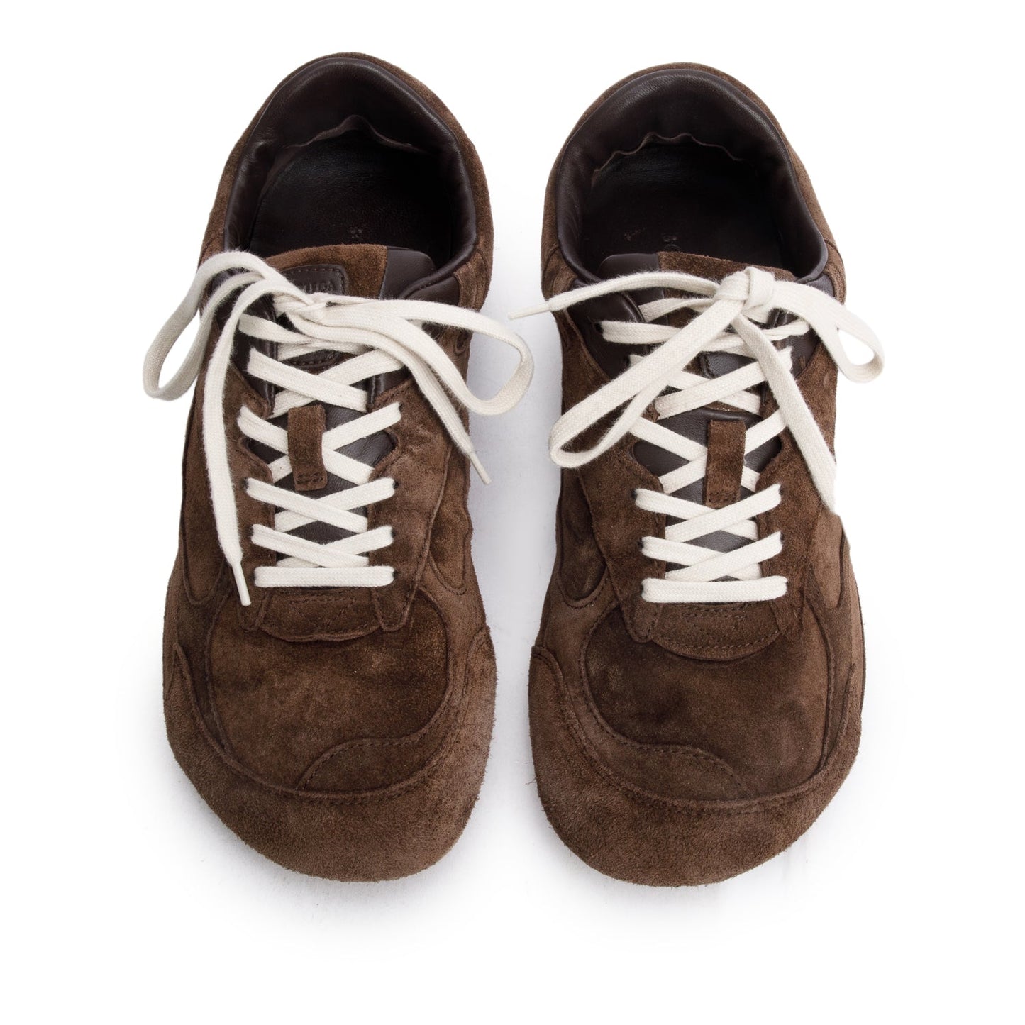 Bottega Veneta Brown Suede Orbit Flash Sneakers, Size 39