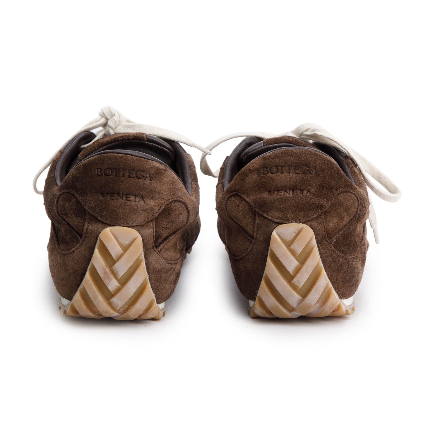 Bottega Veneta Brown Suede Orbit Flash Sneakers, Size 39