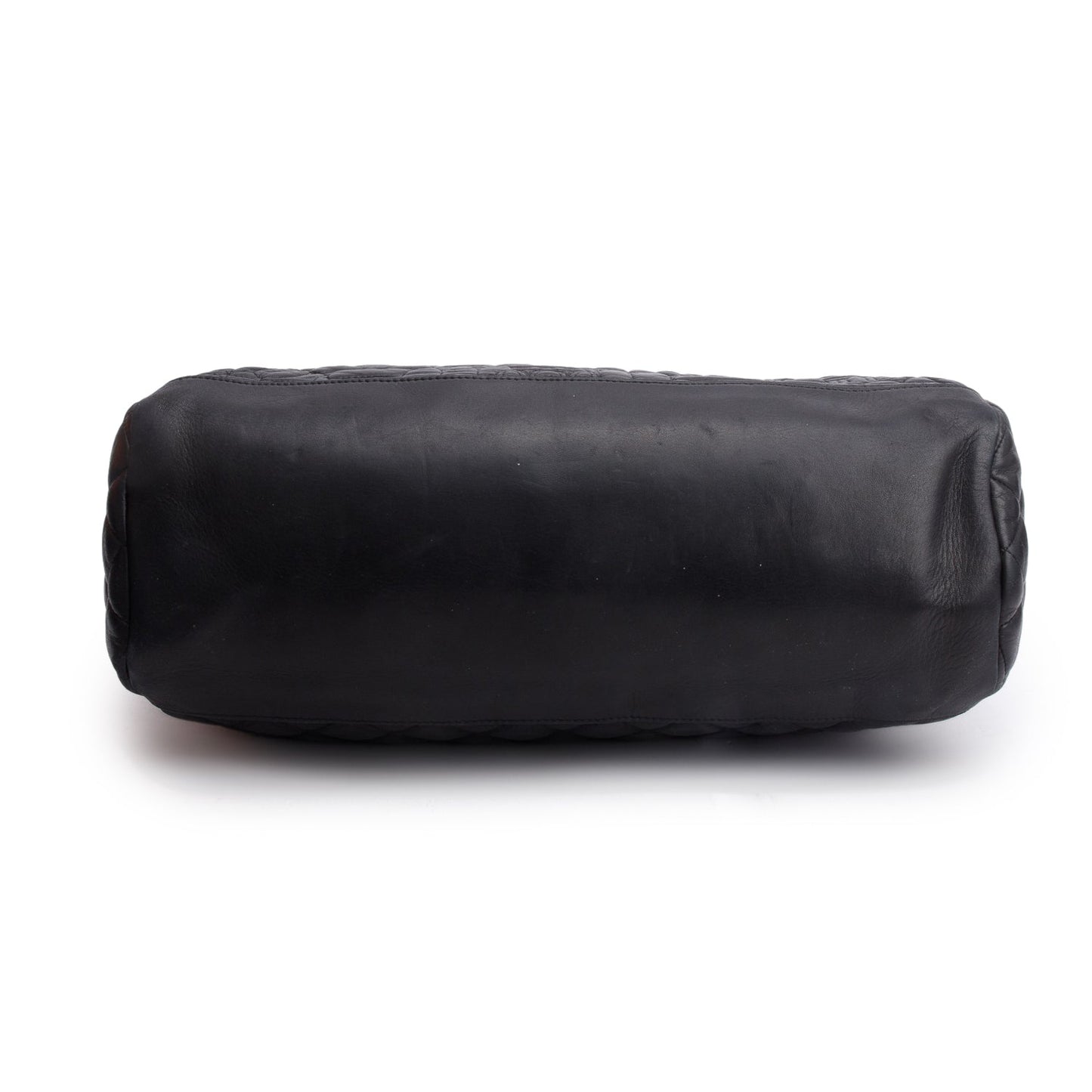 Chanel Black Lambskin Quilted Large Paris Moscou Red Square Hobo