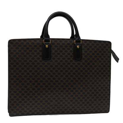 Luxury CELINE Macadam Canvas Tote Bag PVC Leather Black  68685