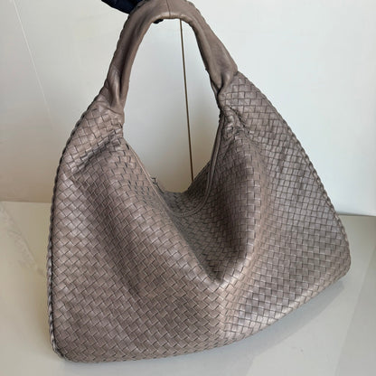 Bottega Veneta Hobo Bag Large Grey leather 52cm
