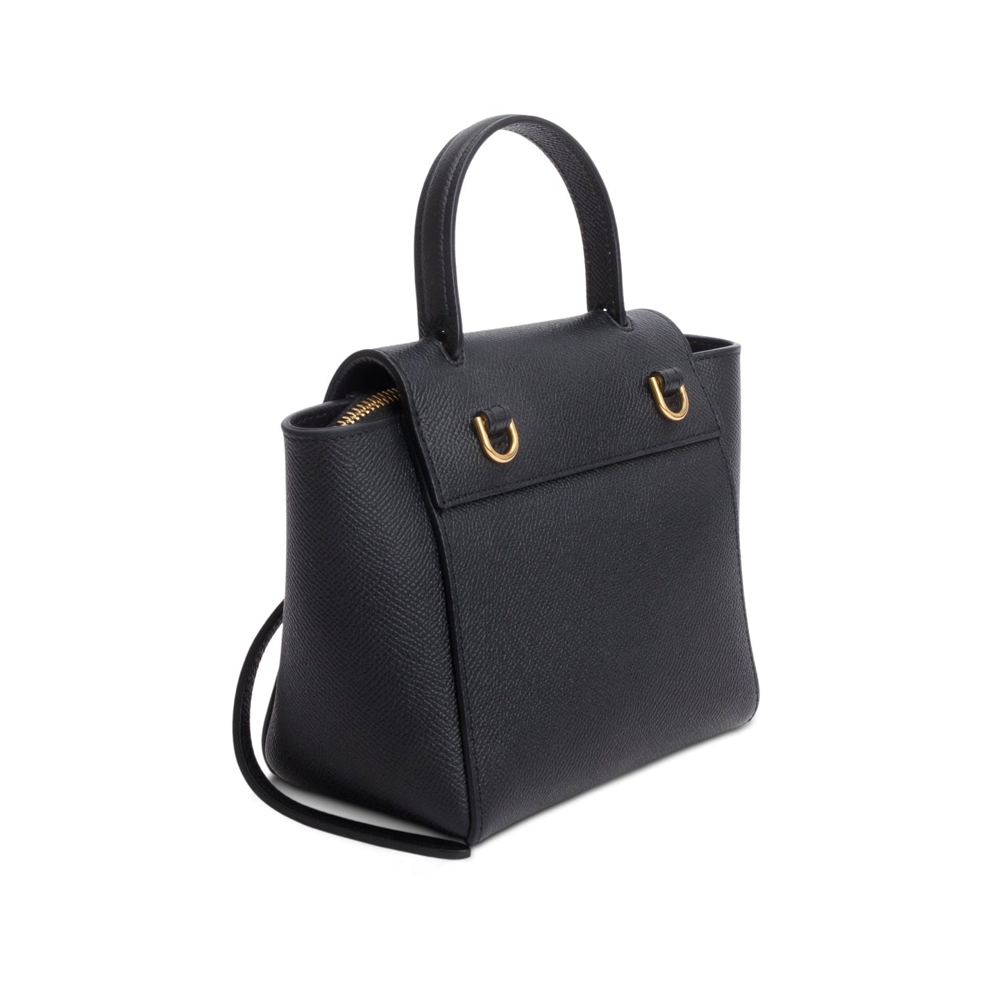 Celine 2023 Black Grained Calfskin Pico Belt Bag
