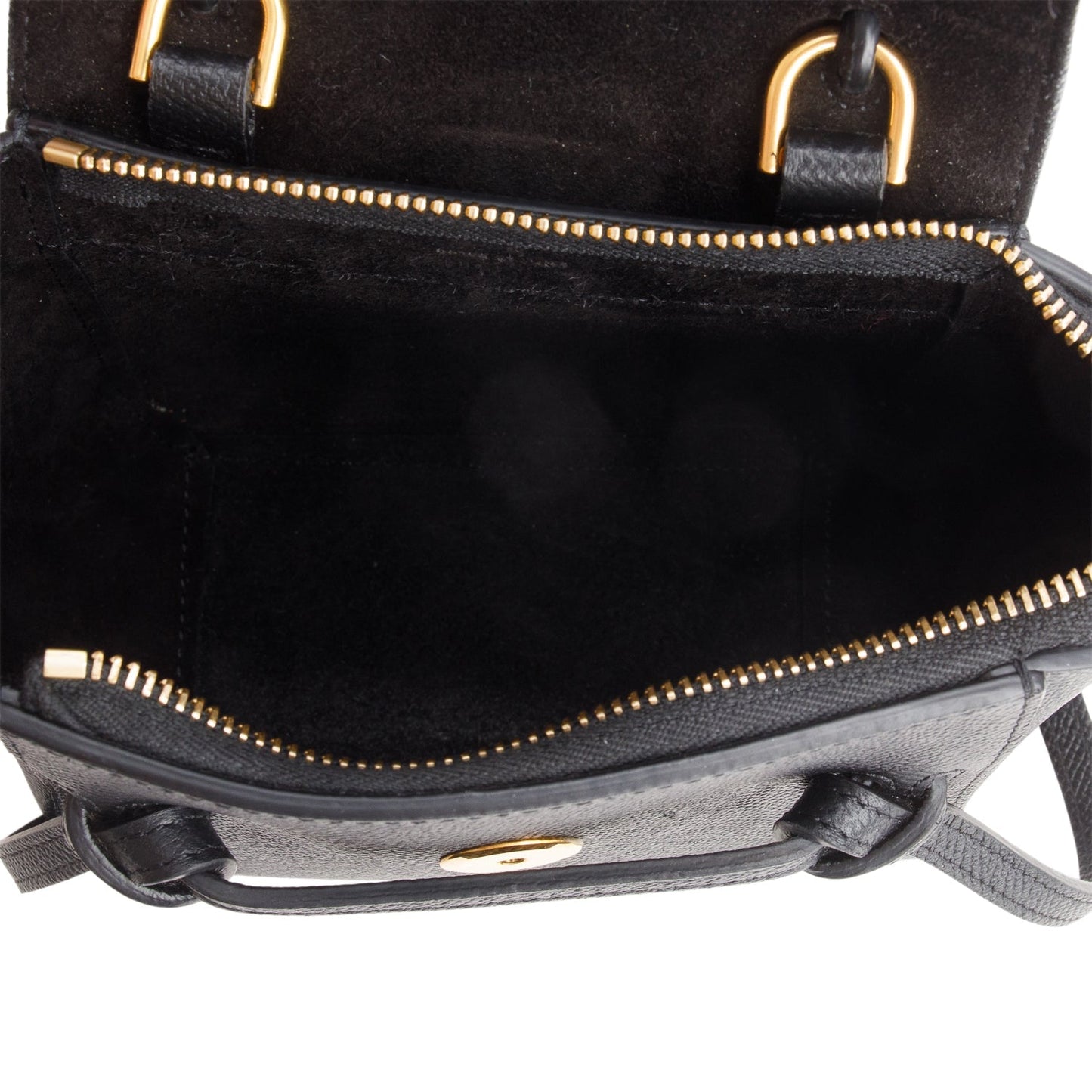 Celine 2023 Black Grained Calfskin Pico Belt Bag