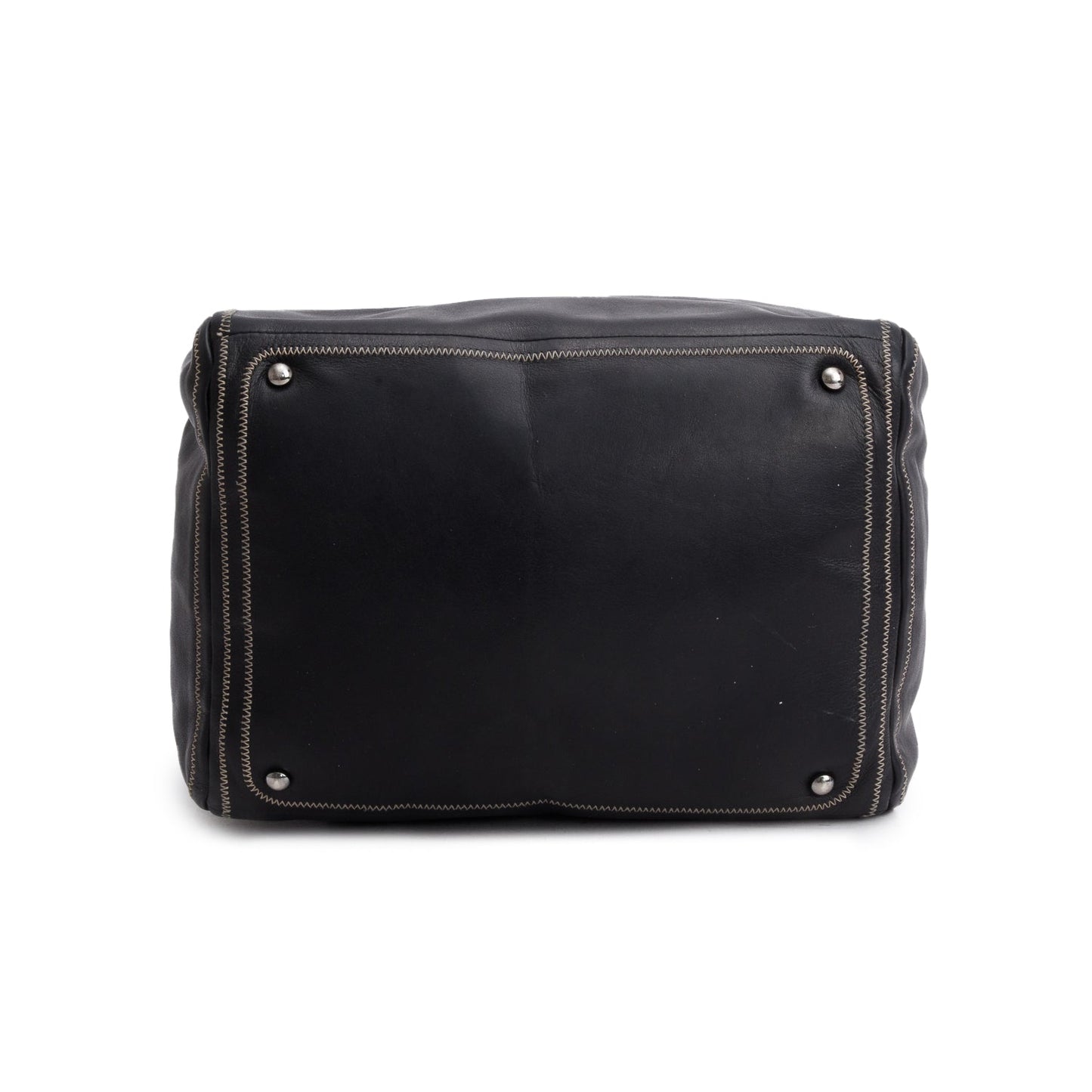 Chanel Black Lambskin Bowler Bag