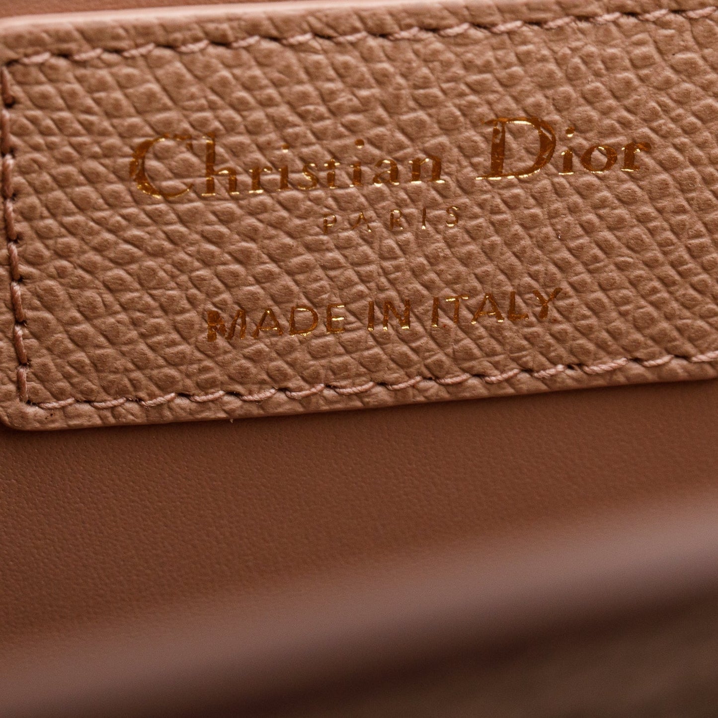 Christian Dior Pink Grained Calfskin 30 Montaigne Flap Bag