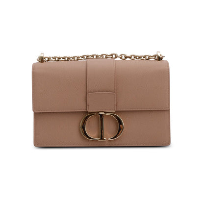 Christian Dior Pink Grained Calfskin 30 Montaigne Flap Bag