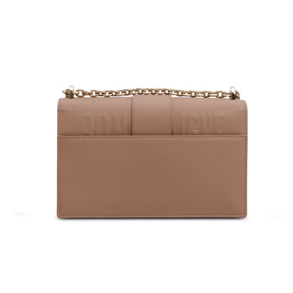 Christian Dior Pink Grained Calfskin 30 Montaigne Flap Bag