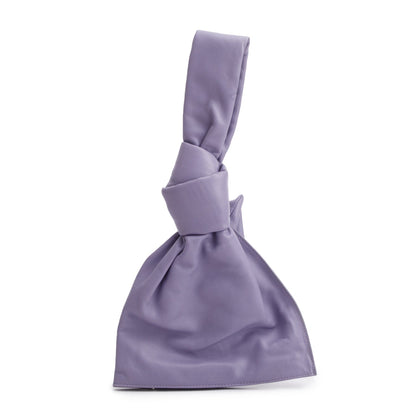 Bottega Veneta Purple Calfskin Mini BV Twist