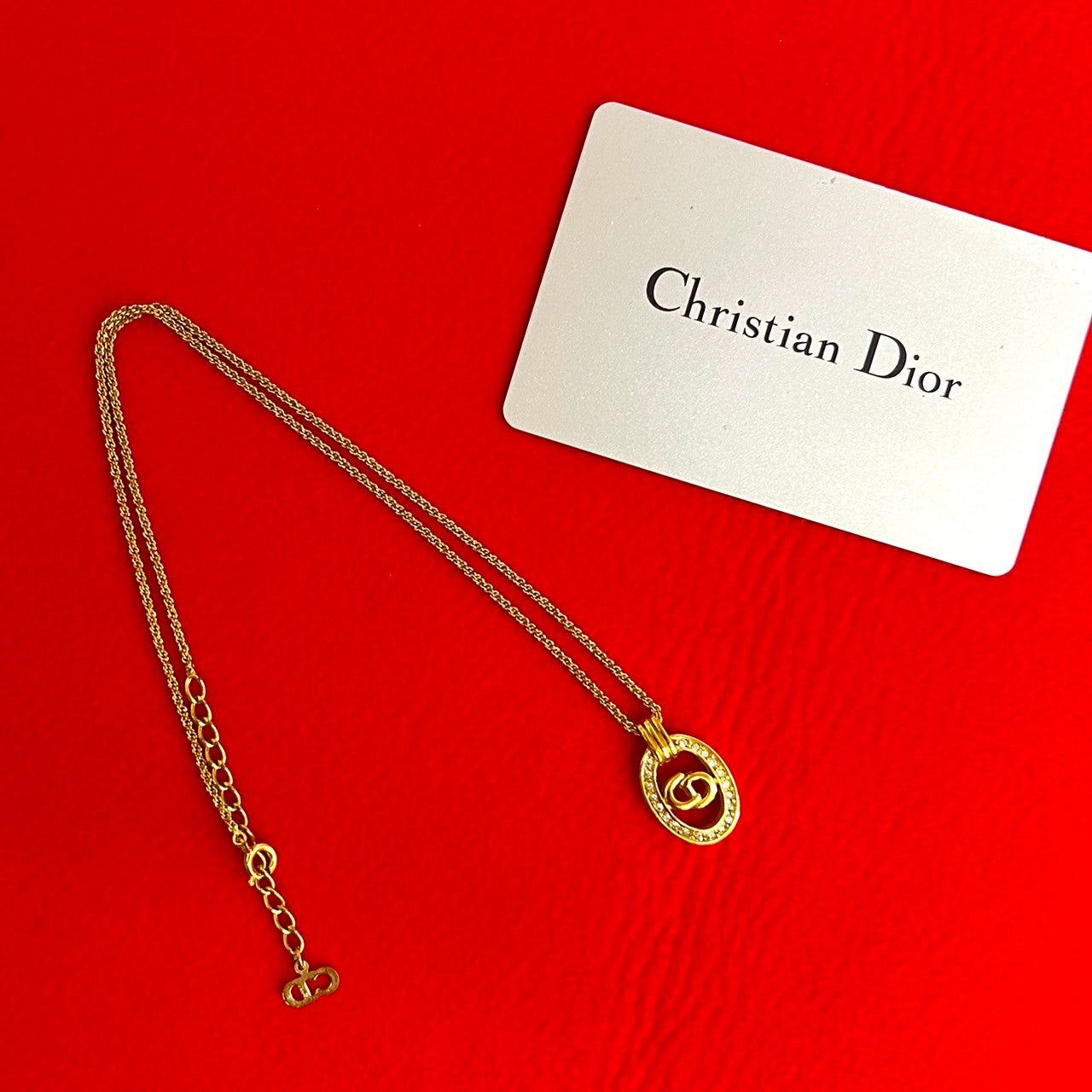 Dior Necklace Gold Plated gold
