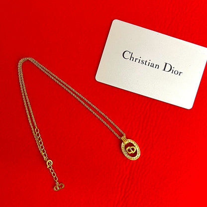 Dior Necklace Gold Plated gold
