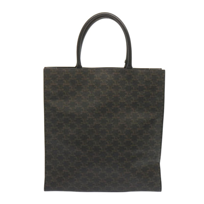 Luxury CELINE Triomphe Vertical Cabas Tote Bag PVC Black 194432  68823A