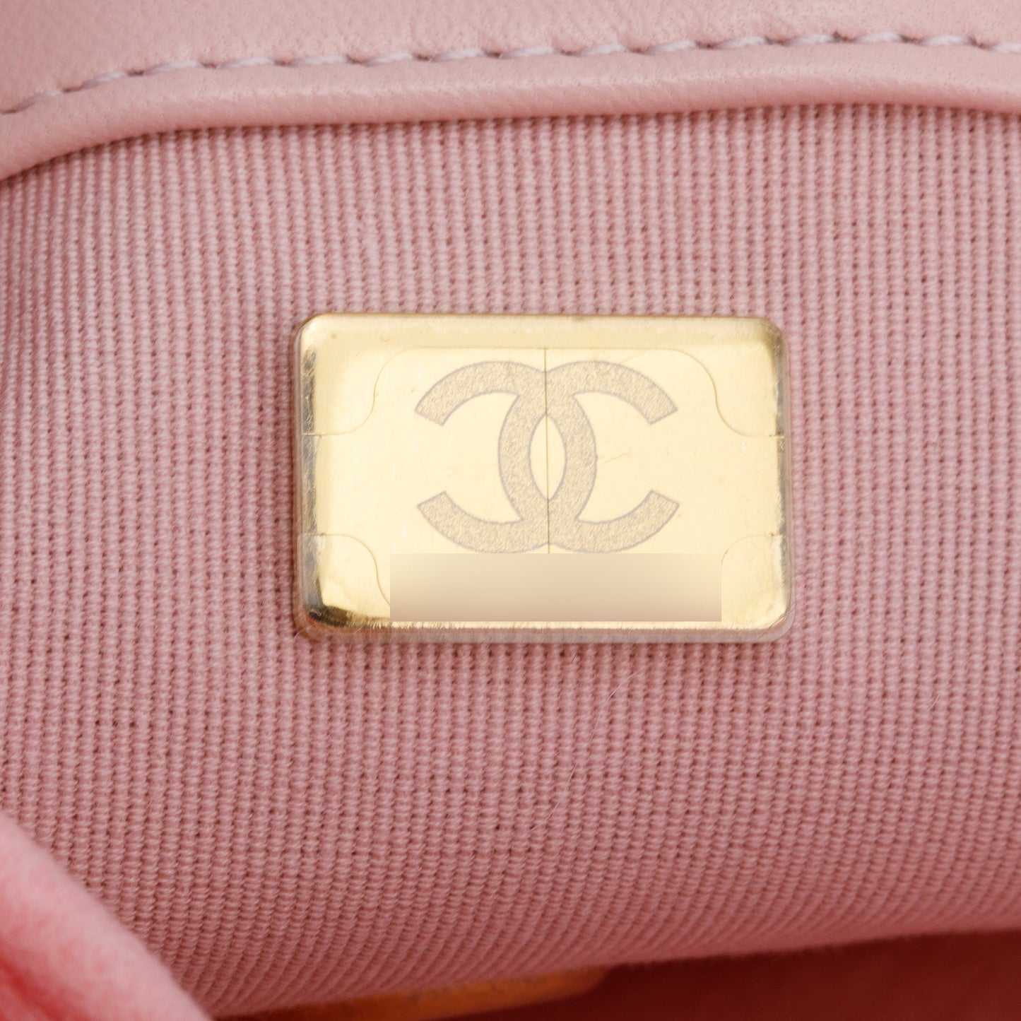 Chanel Pink Quilted Lambskin Leather Medium 19 Flap Bag