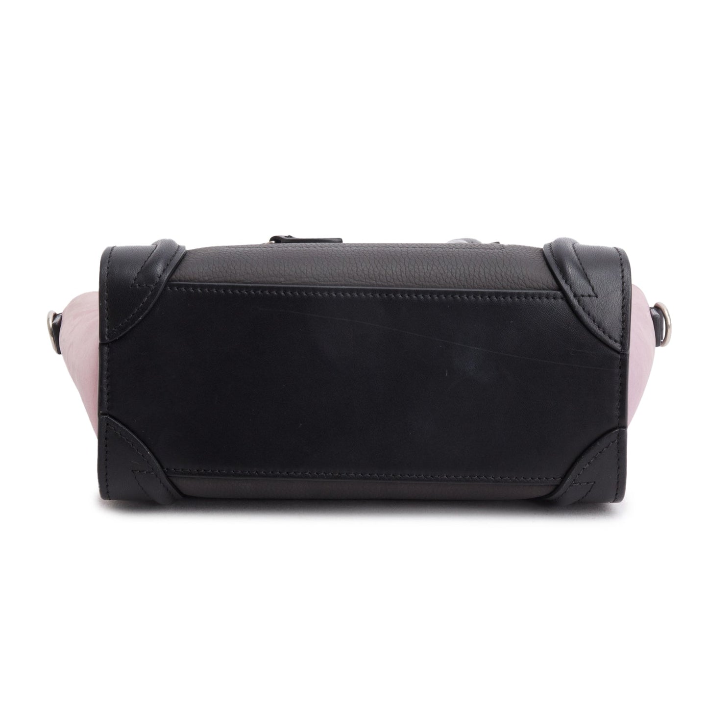 Celine Tri-Color Calfskin Leather Nano Luggage Tote
