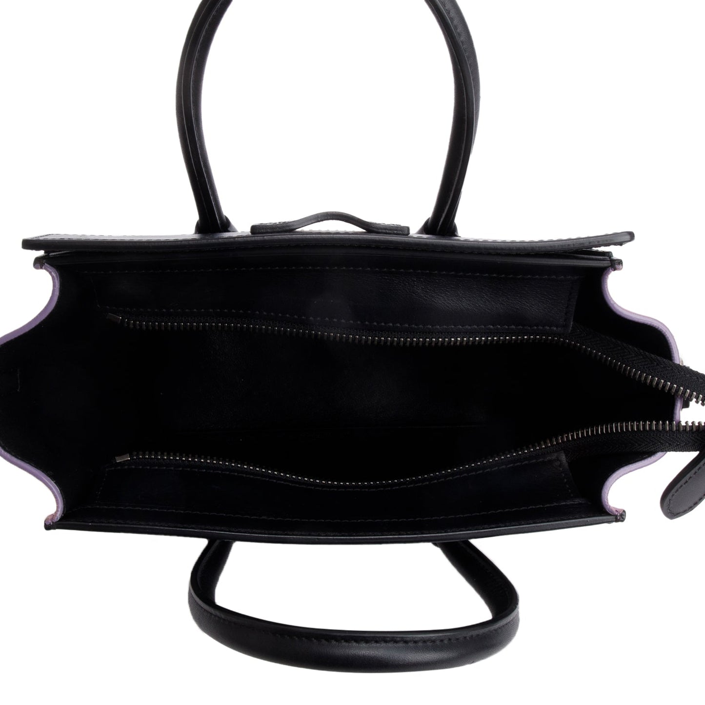 Celine Tri-Color Calfskin Leather Nano Luggage Tote