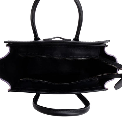 Celine Tri-Color Calfskin Leather Nano Luggage Tote