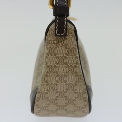 Luxury CELINE Macadam Canvas Accessory Pouch PVC Beige  68843